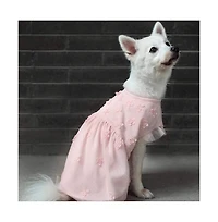 Blueberry Pet Breton Stripe Dog Dress