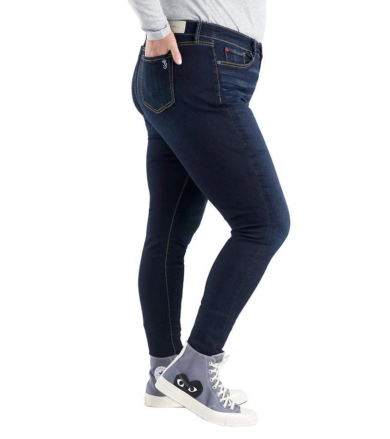 Slink Jeans Women's Denim Mid Rise Skinny 29" inseam - Micah