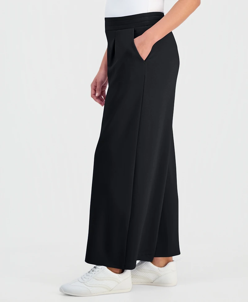 I.n.c. International Concepts Petite High-Rise Wide-Leg Sweatpants, Macy's Exclusive