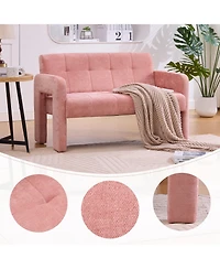 Streamdale Furniture Nordic Modern Double Armchair Sofa for Living Room & Bedroom