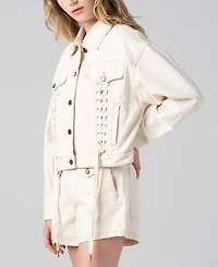 Blank Nyc Women's Collar Button-Front Jacket