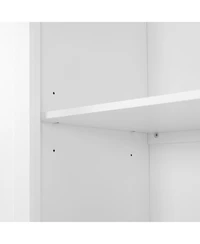 Streamdale Traditional Buffet with Hutch, Large Kitchen Pantry Storage Cabinet, Blue