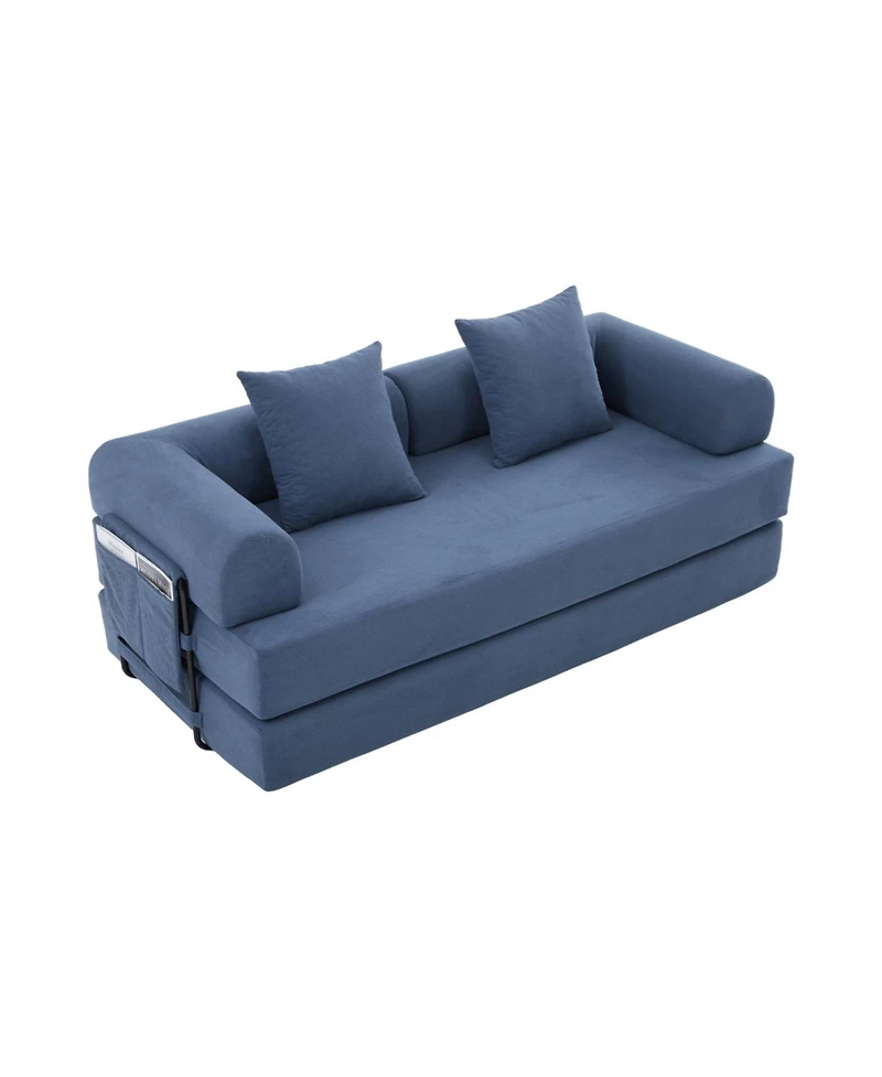 Streamdale Foldable & Compressible Sofa with Metal Frame for Small Spaces