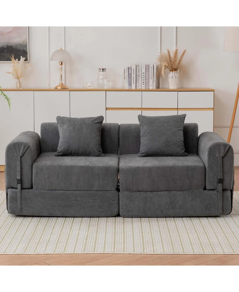 Streamdale Furniture Free combination sofa, reclining, ultra-comfortable double modular sofa