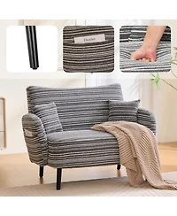 Streamdale Furniture Streamdale Modern two-seater sofa with armrests, pillows