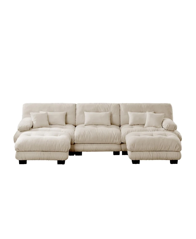 Streamdale Luxury Modular Sectional Sofa Couch - Oversized U Shaped Cloud Couch
