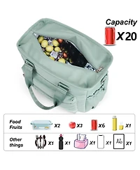 Batfox 16L Large Capacity Portable Insulated Lunch Bag For Camping, Climbing, Hiking, Sports