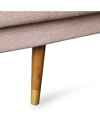 Streamdale Furniture Aidan Mid-Century Modern Tufted Fabric Sofa