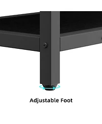 Gaomon Farmhouse Hall Tree with Coat Rack, Shoe Storage Bench & 8 Hooks