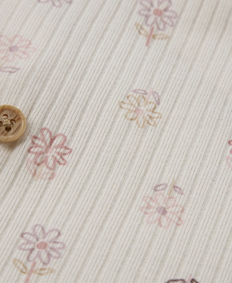 Huggies Baby Girls' Bodysuit, Cardigan Jacket, and Pants, 3-Piece Set