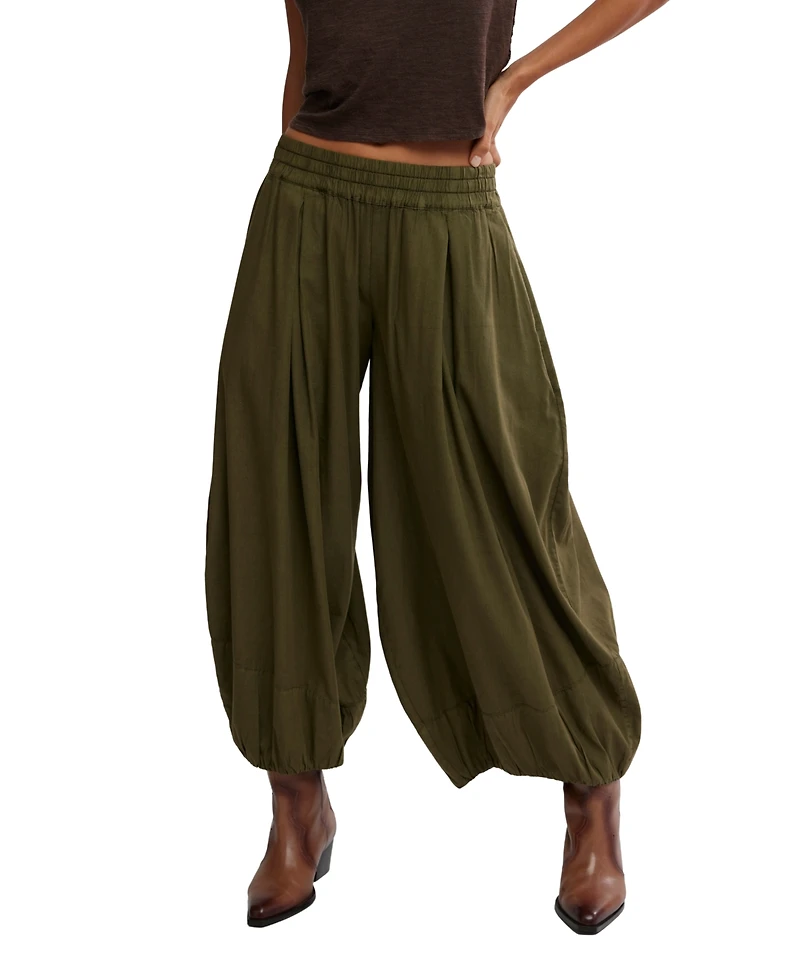 Free People Women's Moonflower Solid Balloon Pants