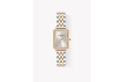 Women's Crystals Stainless Steel Bracelet Watch 22×28mm Westminster Victoria Hyde