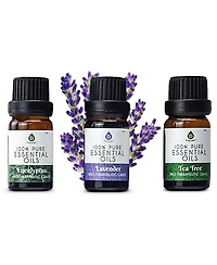 3 pack of 100% Pure Essential Oils (Eucalyptus, Lavender & Tea Tree)