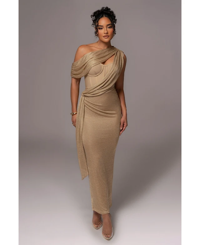 abercrombie asymmetrical ruched maxi dress Abercrombie & Fitch high neck ruched wrap detail maxi dress in burgundy