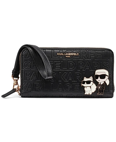 Karl Lagerfeld Paris Meribel Top Zip Wallet