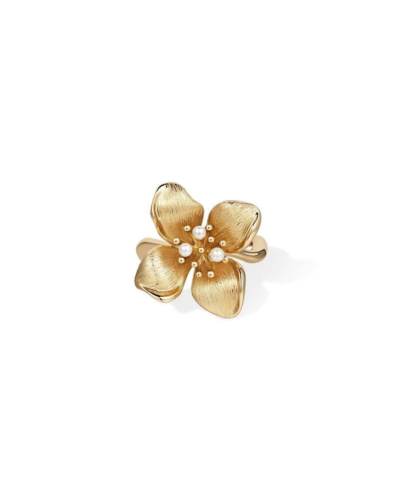 Retro Chic Large Blossom Ring