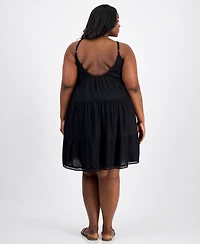 Raviya Plus Tiered Short Swim Dress