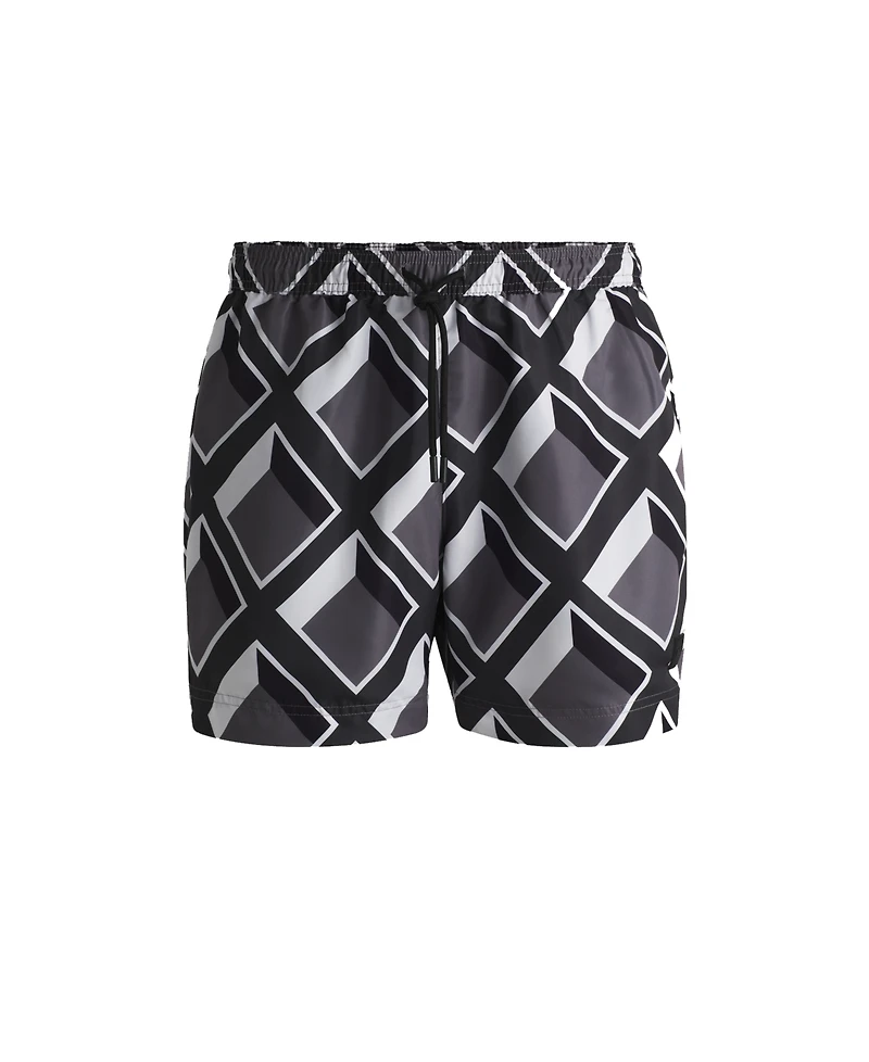 Boss by Hugo Men's Drawstring Printed Swimsuit