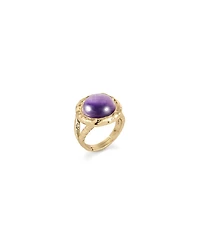 Retro Chic Aeolian Whispers Ring