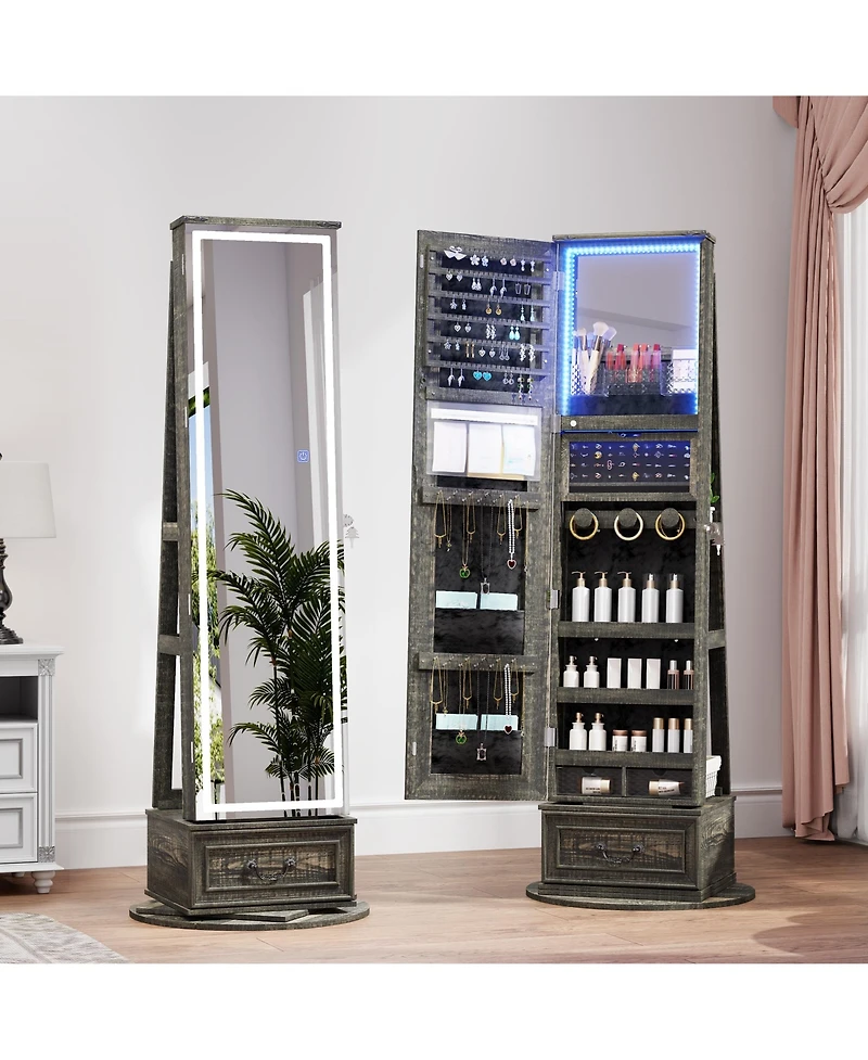 Vlsrka Floor / Wall Full Length Mirror