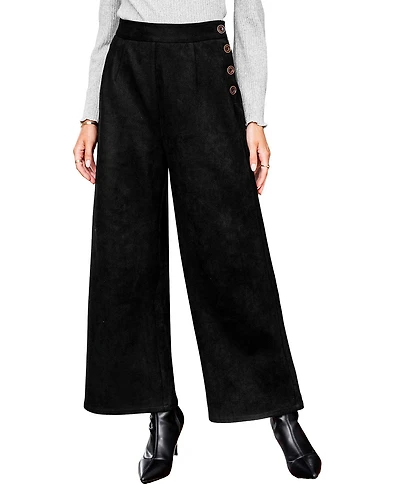 Cupshe Women's Yacht Club Black Pants