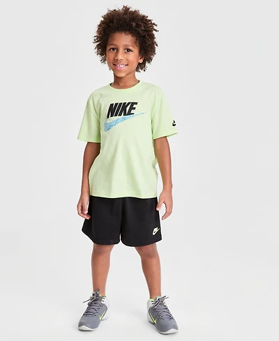 Nike Boys' 4-7 Futura Crewneck T-Shirt and Shorts, 2-Piece Set