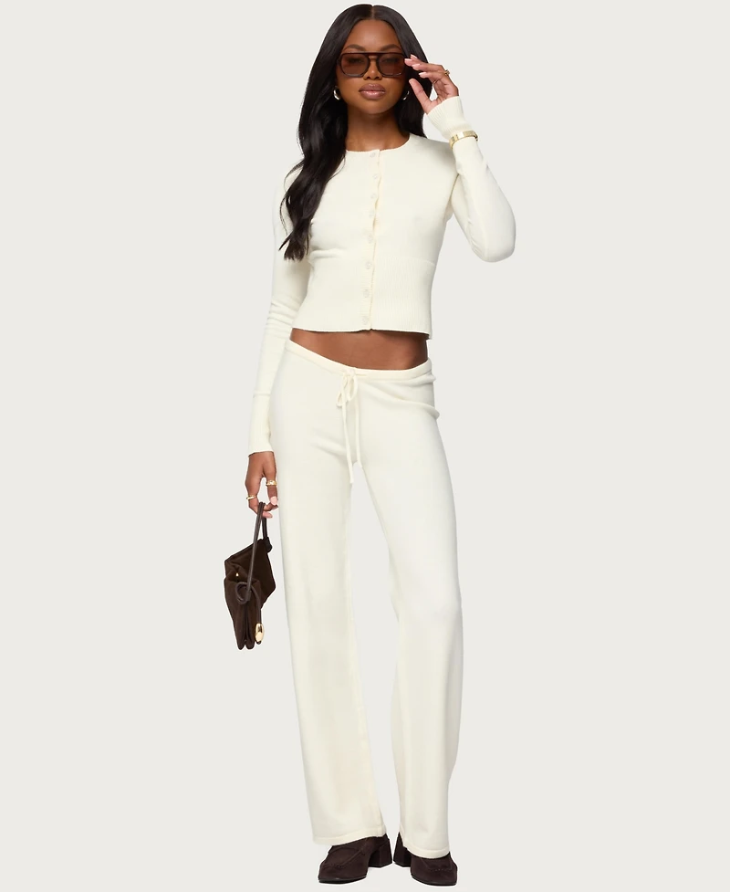 Edikted Women's Montanna Rib Knit Cardigan