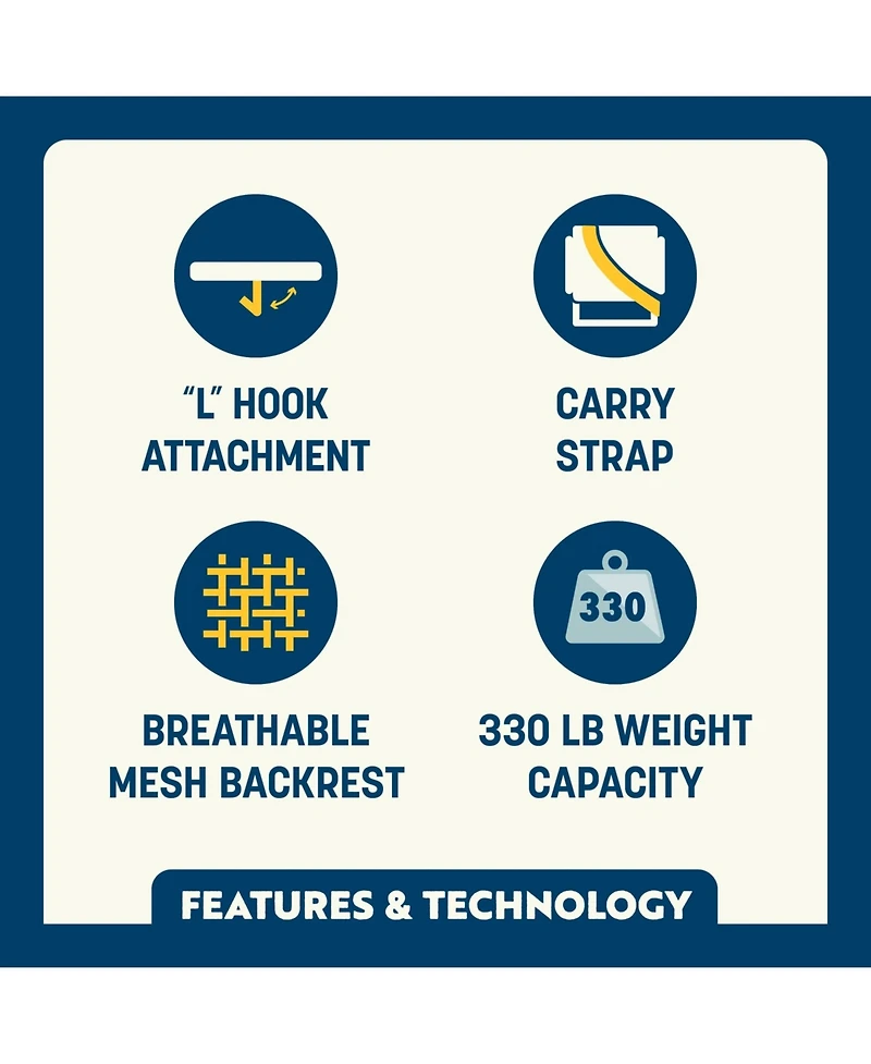 Gci Big Comfort Stadium Chair With Armrests