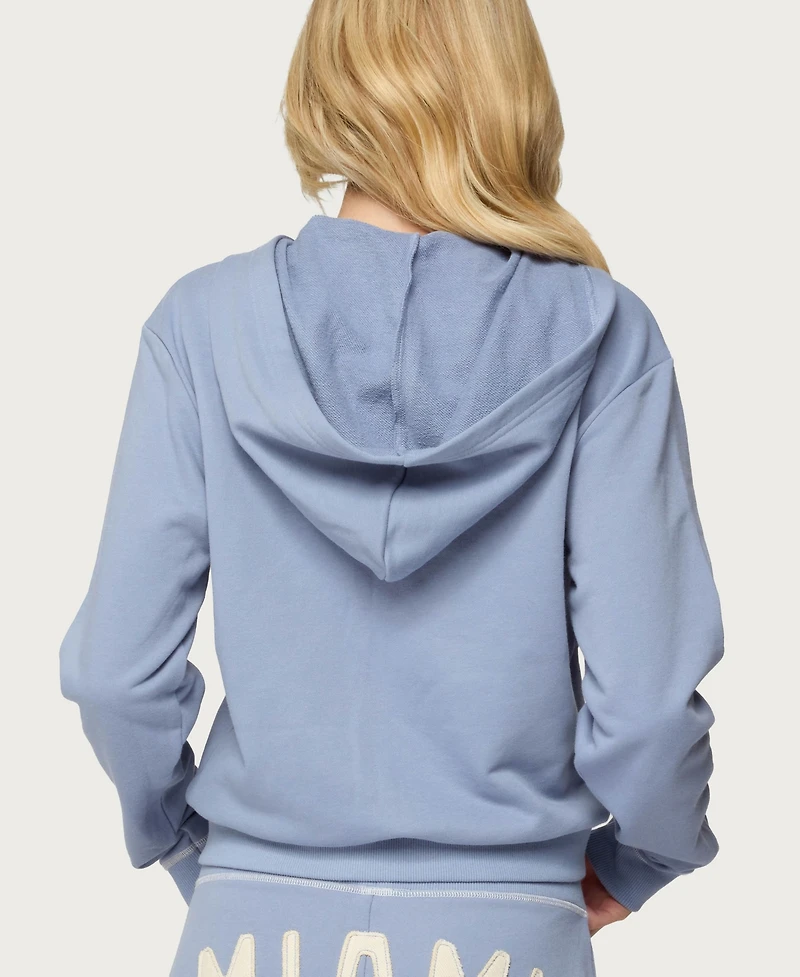 Edikted Women's Miami Babe Zip Up Hoodie
