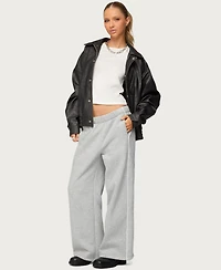 Edikted Womens Petite Autumn Sweatpants