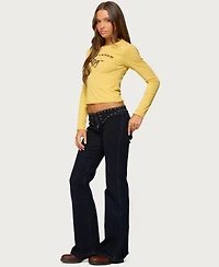 Edikted Women's Lone Star Long Sleeve T Shirt