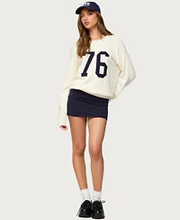 Edikted Women's Aisha Low Rise Mini Skirt