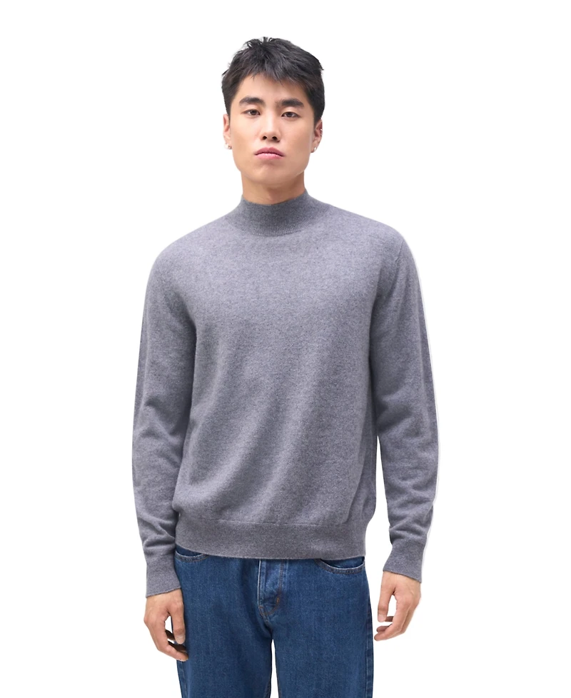 Gobi Cashmere Men's Timeless Mock Neck Sweater