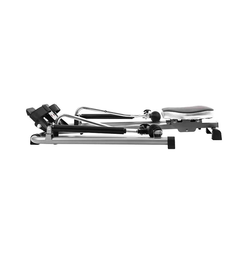 Artudatech Dual Hydraulic Rowing Machine, Adjustable Resistance with 360° Swivel Arms, Lcd Display & Foldable Design