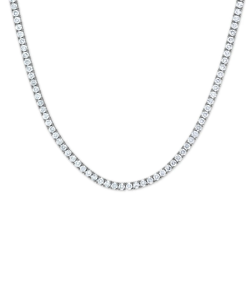 Macy's Diamond Tennis Necklace (12 ct. t.w.) in 14k White Gold