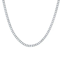 Macy's Diamond Tennis Necklace (12 ct. t.w.) in 14k White Gold