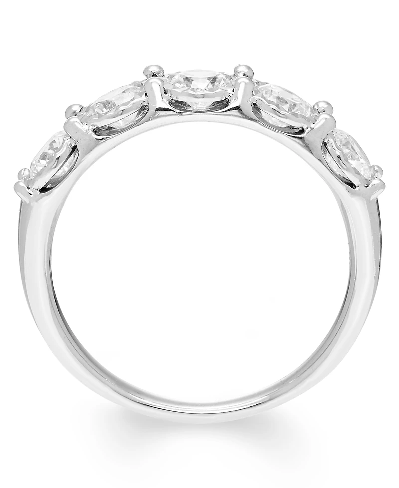 Macy's Diamond Band Ring (1 ct. t.w.) in 14k White Gold