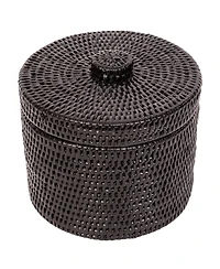 Artifacts Rattan Round Single Tissue Roll Box