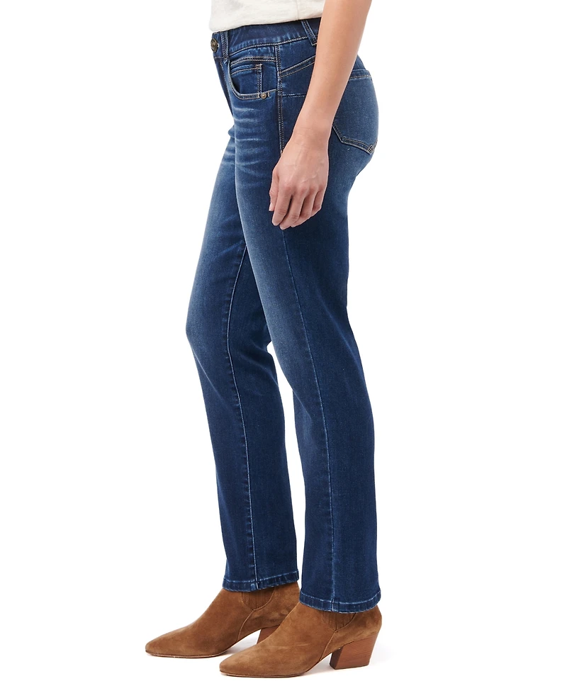 Democracy Petite Ab Solution High-Rise Straight Jeans