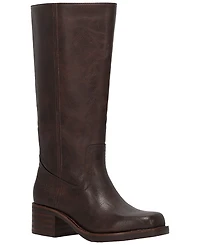 Frye and Co. Women's Miranda Leather Stacked Heel Boots