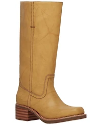 Frye and Co. Women's Miranda Leather Stacked Heel Boots