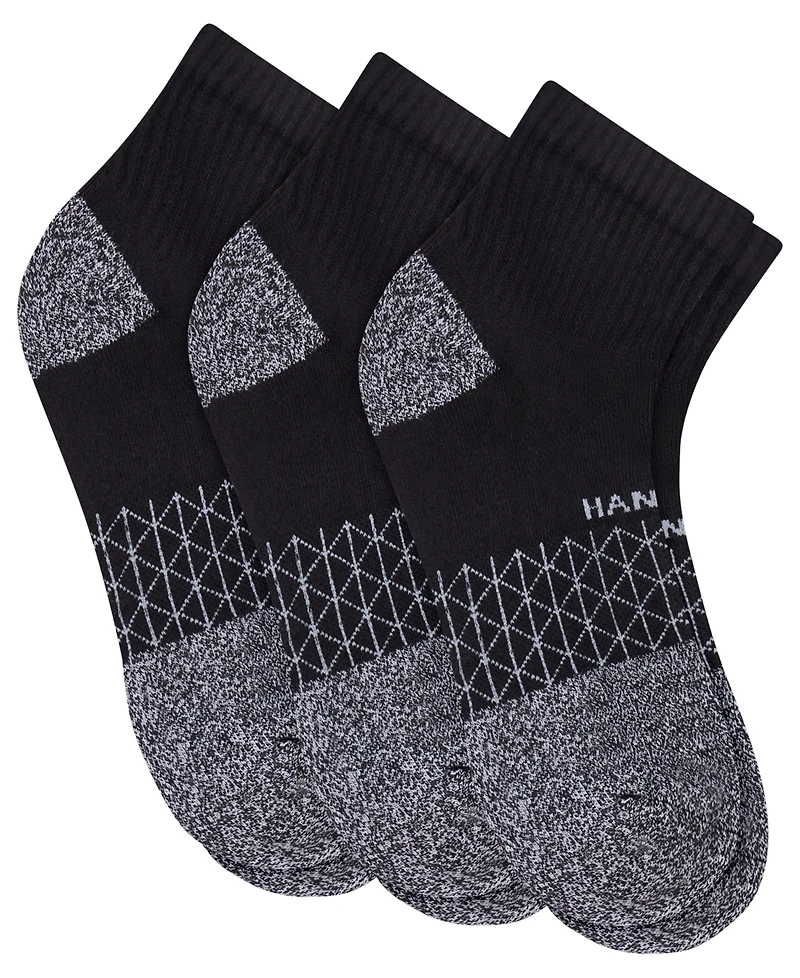 Hanes Men's Ultimate Crew Socks, 3-Pack