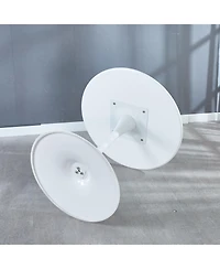 Streamdale Furniture 31.5" White Tulip Dining Table for 2-4 People