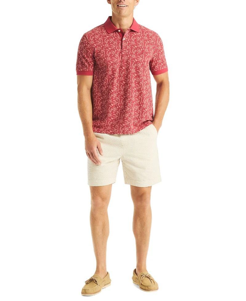 Nautica Men's Classic-Fit Printed Polo Shirt