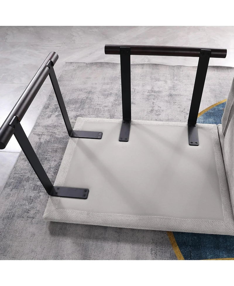 Streamdale Furniture Streamdale Modular fabric sofa set with ottomans