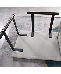 Streamdale Furniture Streamdale Modular fabric sofa set with ottomans