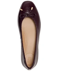 FitFlop Women's Delicato Bow Textured Patent-Leather Ballet Flats