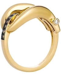Le Vian Chocolate Diamonds (0.18 ct. t.w.) & Nude Diamond (0.04 ct. t.w.) Ring in 14k Honey Gold