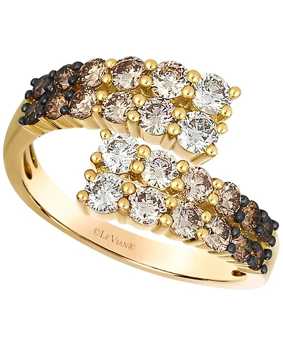 Le Vian Chocolate Ombre Diamond Ring (1.52 ct. t.w.) in 14k Honey Gold
