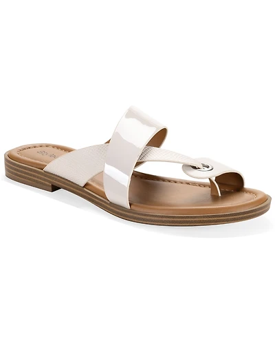 Style & Co Women's Satinne Toe-Ring Thong Sandals, Created for Macy's